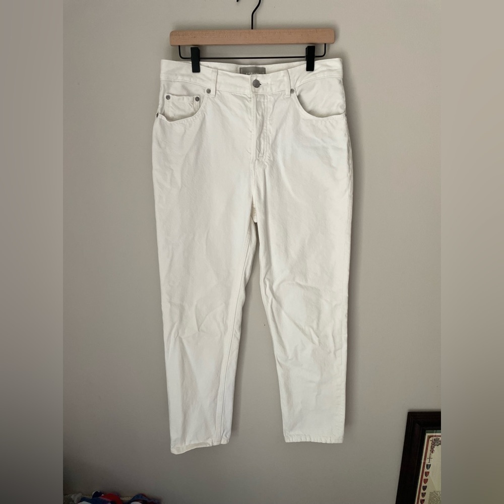 Everlane The Cheeky Jean In White Size 29